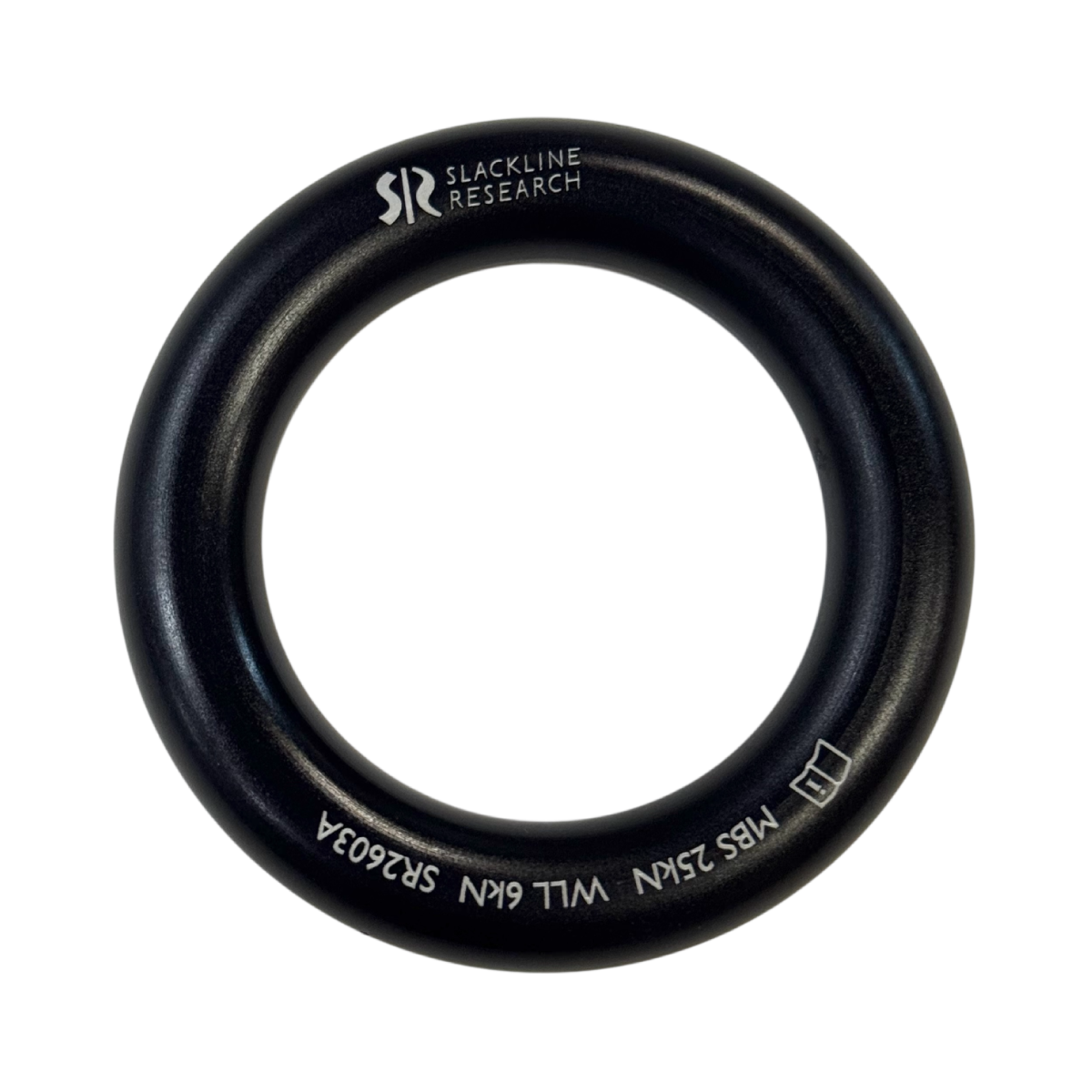 Anchor Ring アンカーリング 7075アルミ製 マットブラック MBS 24kN