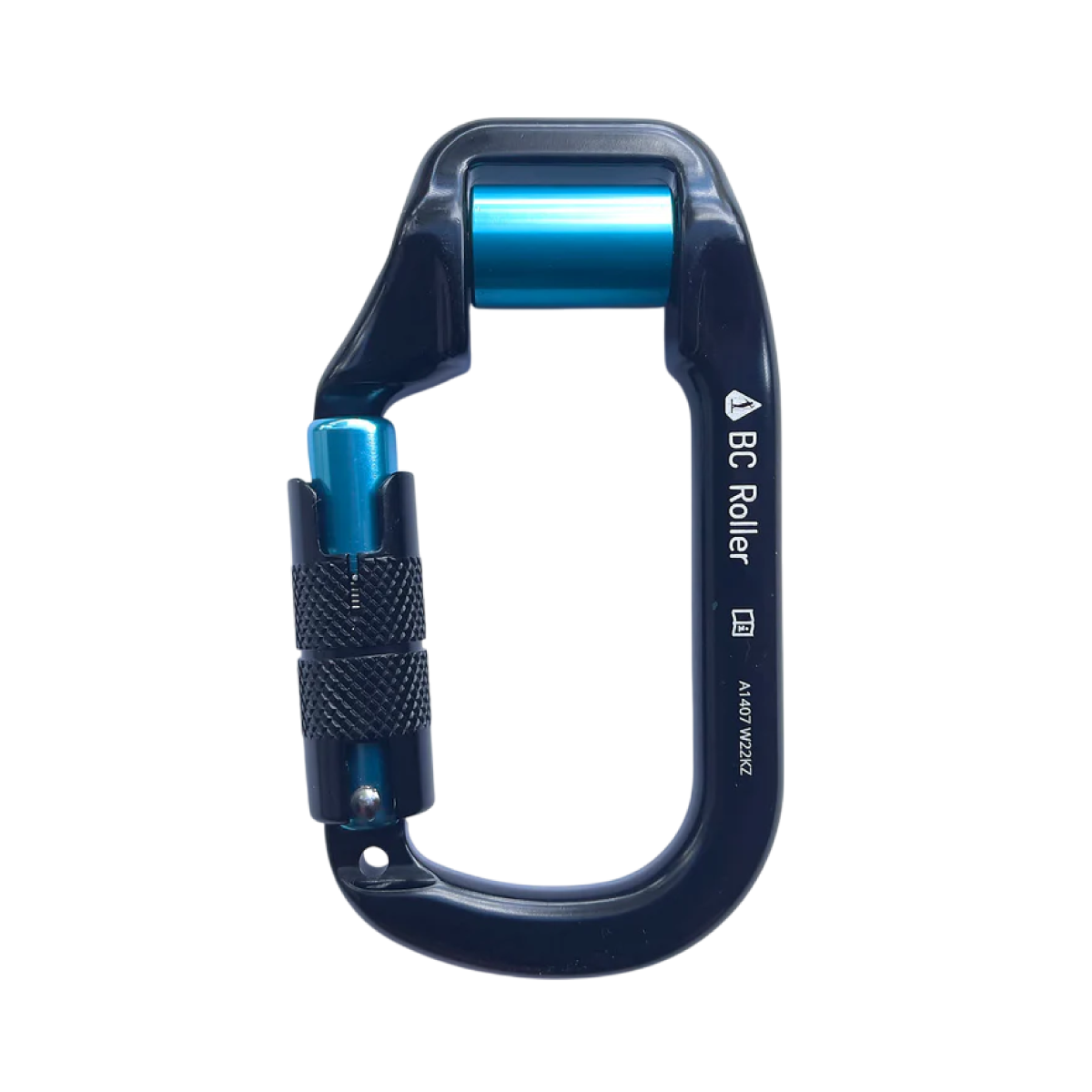 BC Roller（BCローラー） – ハイラインでのメインライン移動、テンショニングに最適なローラーカラビナ・ツイストゲート – Slackline Research  
