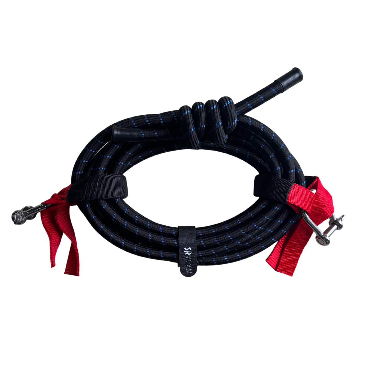 Bungee Link（バンジーリンク）をAdjustable Bungeeスラックラインバンジーに接続した使用イメージ