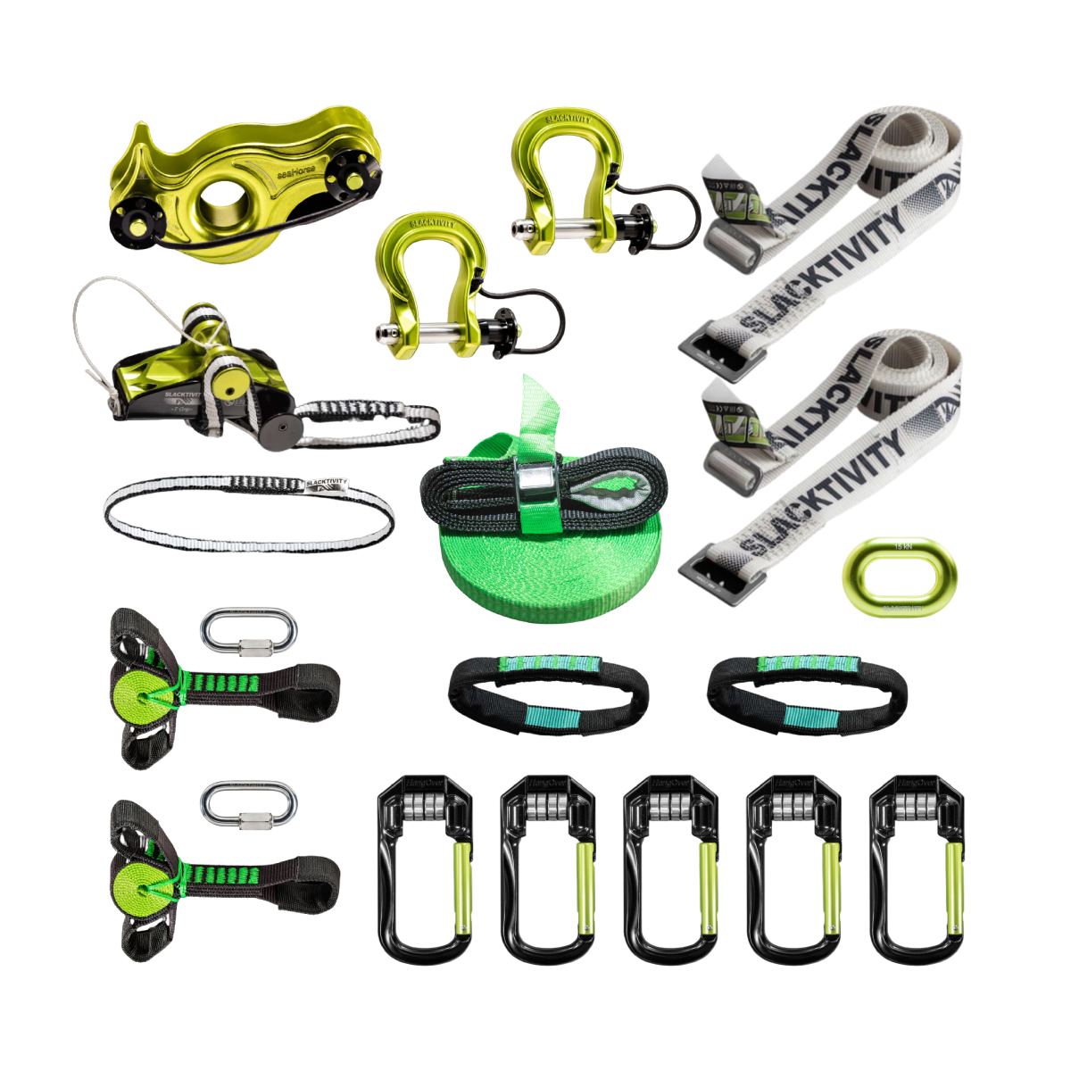 Hangover Slackline Kit（ハングオーバー スラックライン キット） – ハイライン練習にも応用できる、ハングオーバー付きのユニークなセットアップ – Slackline Research  