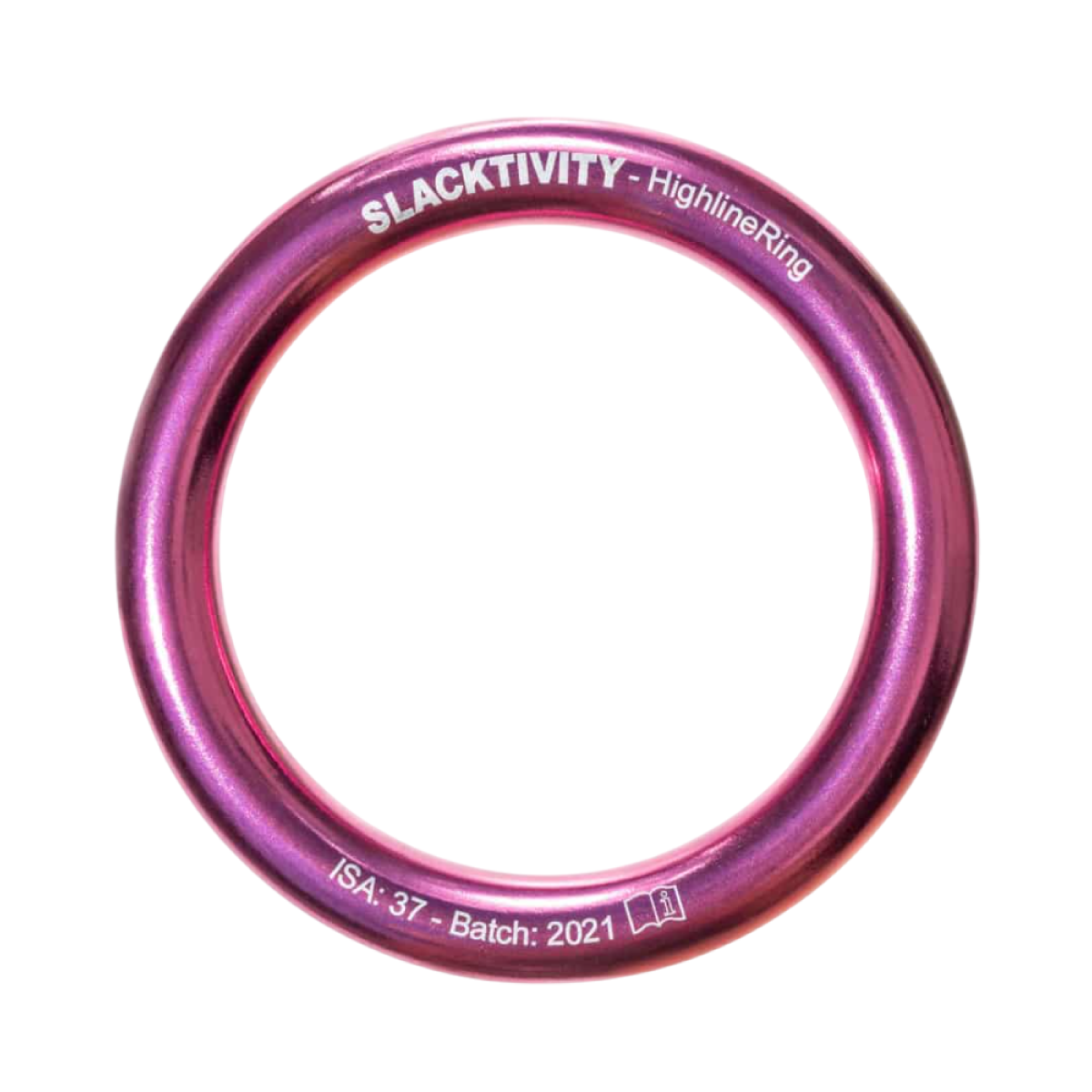 Highline Ring（ハイラインリング）– リーシュ接続用高耐久アルミニウムリング – Slackline Research  
