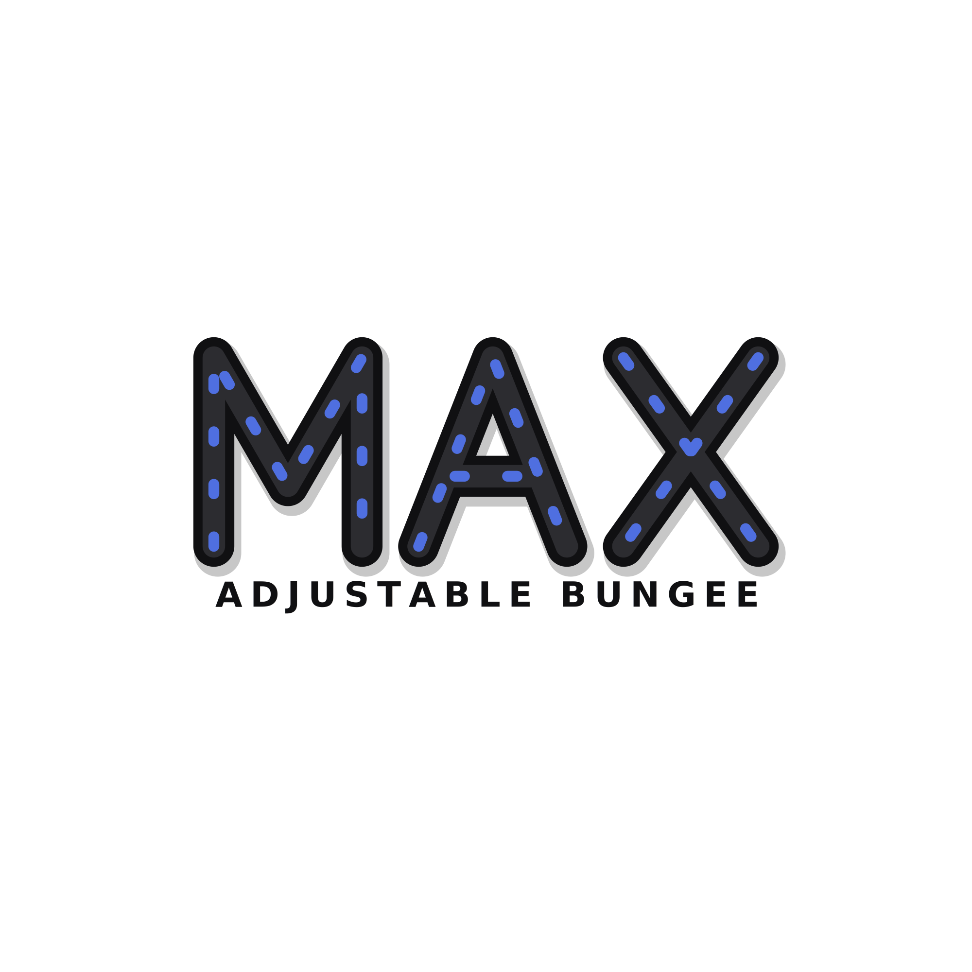 MAX Adjustable Bungee ロゴ 調整可能なバンジーコード