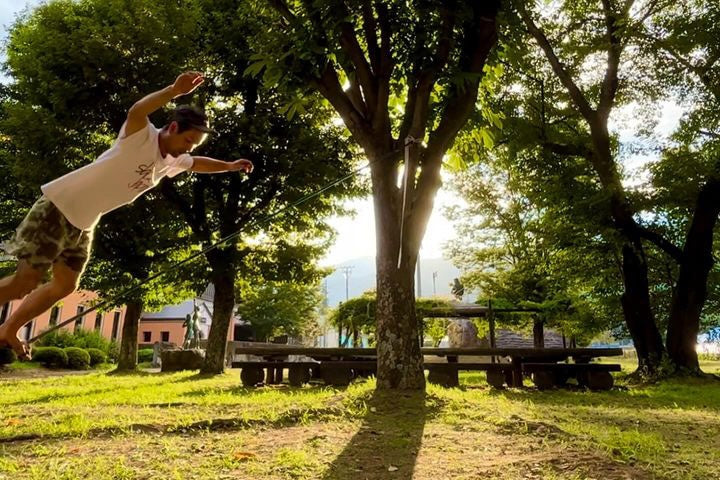 櫻井真一 スラックラインアンバサダー ロデオライン